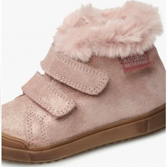 NWT NATURINO DELLEN VL Glittery suede boots in Lilac - Picture 5 of 16